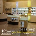 European style cosmetic store unique acrylic makeup display case