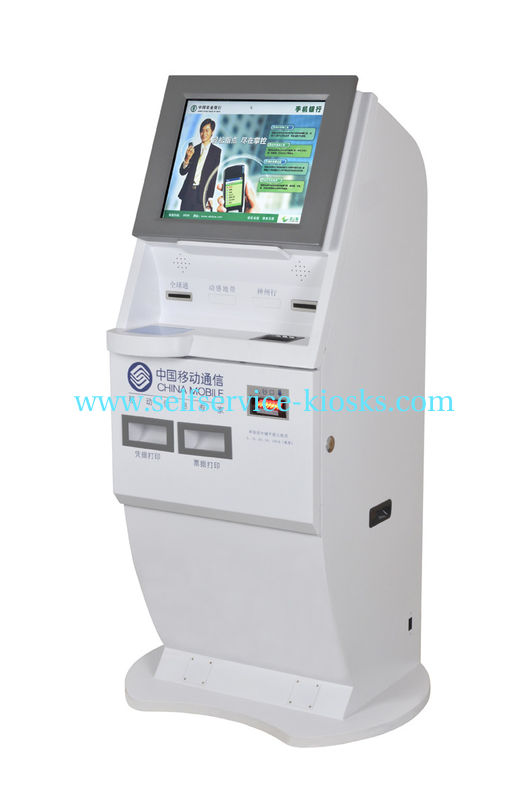 China OS Window XP2003, Account Inquiry / Transfer Prepaid Phone Card Dispensing Kiosk supplier