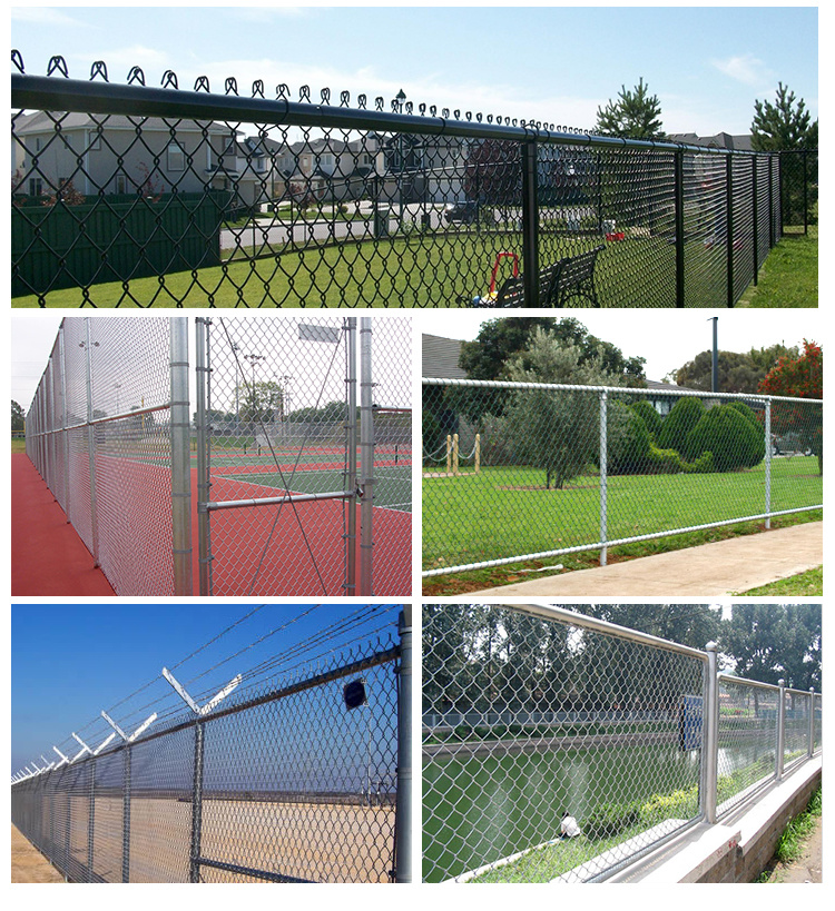 Hot Dipped Galvanized Chain Link Fence for Sale