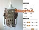 Hollow out belt sexy knitted crover up crochet beach dress robe femme sund,