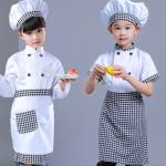 Customized Black Chef Work Wear Anti Wrinkle Economical Friendly