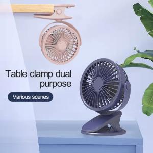 China 10000mah Battery Rechargeable Clip Fan 3 Watts For Desktop wholesale