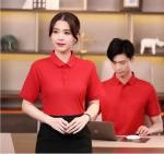 Short-sleeved work clothes customized Polo shirt