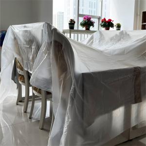 China Customized Clear Plastic Protective Painting Drop Cloth for Packaging Film Protection wholesale