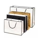 High End Luxury Gift Bags Embossing With Custom Logo Printed