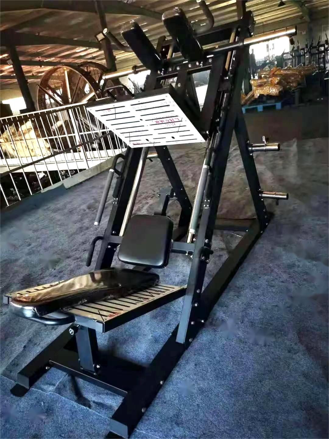 Commercial Gym Leg Press Hack Squat 2 In 1 Dual Function Plate Loaded