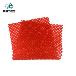 China Household Floor Red Bath Mat , 60*75cm Non Skid Bathroom Floor Rugs wholesale