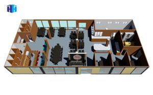 China Luxury floating container restaurant bar mobile house design for sale wholesale