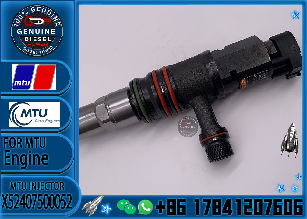 High Quality New Common Rail Injector Diesel Fuel Injector Nozzle Assembly VTO-G441M48B X52407500052 For MTU
