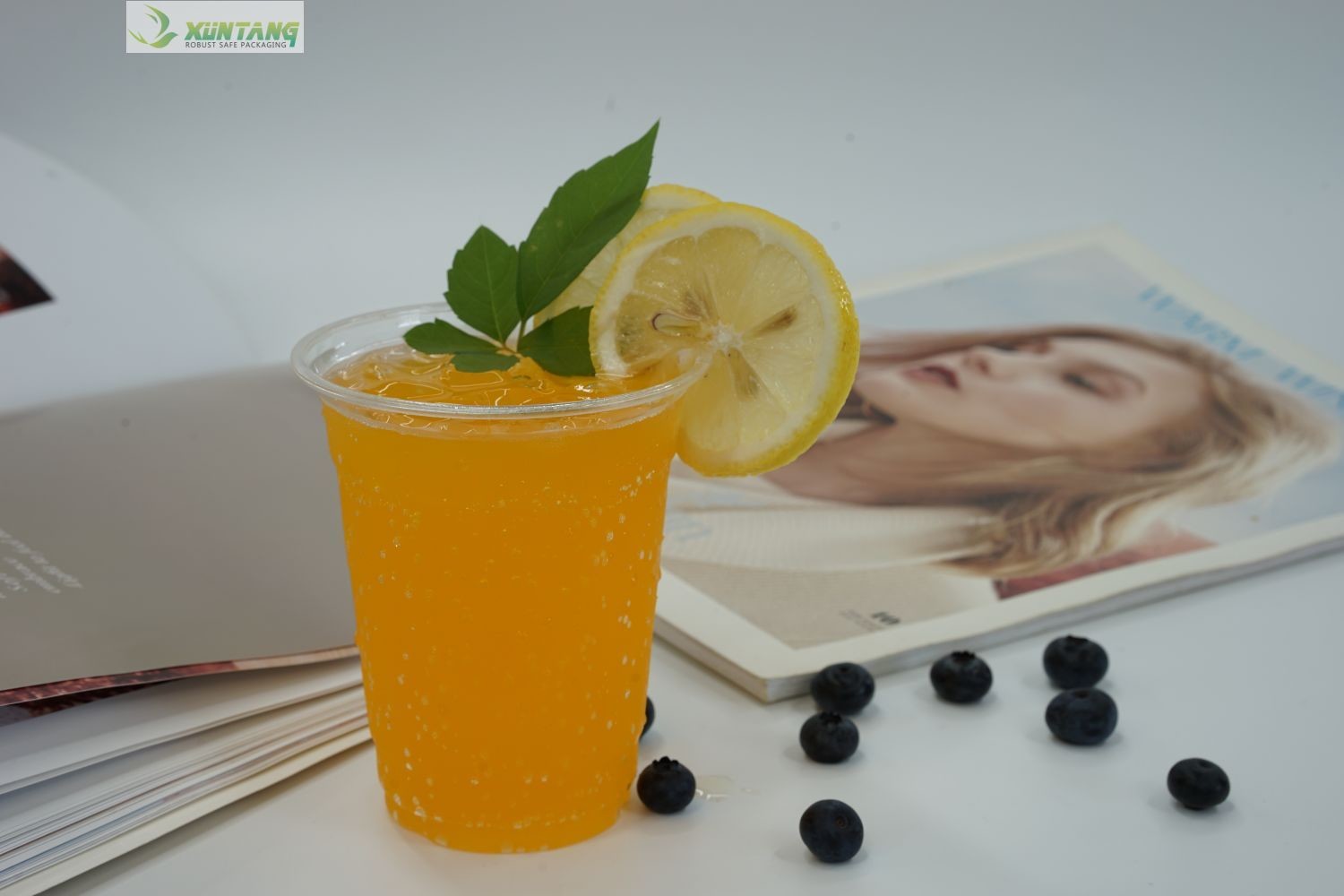 Compostable Bio PLA Clear Biodegradable PLA Cups Eco Friendly