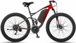 Mtb Fat Tire Full Suspension Ebike 1000w 48v 26 Inch High Carbon Snow