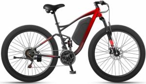 China Mtb Fat Tire Full Suspension Ebike 1000w 48v 26 Inch High Carbon Snow wholesale