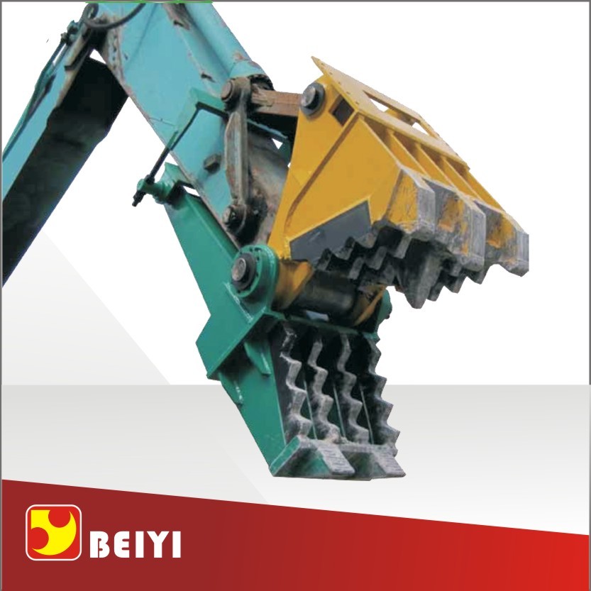 Excavator attachment demolition tools small rock crusher manufactueer