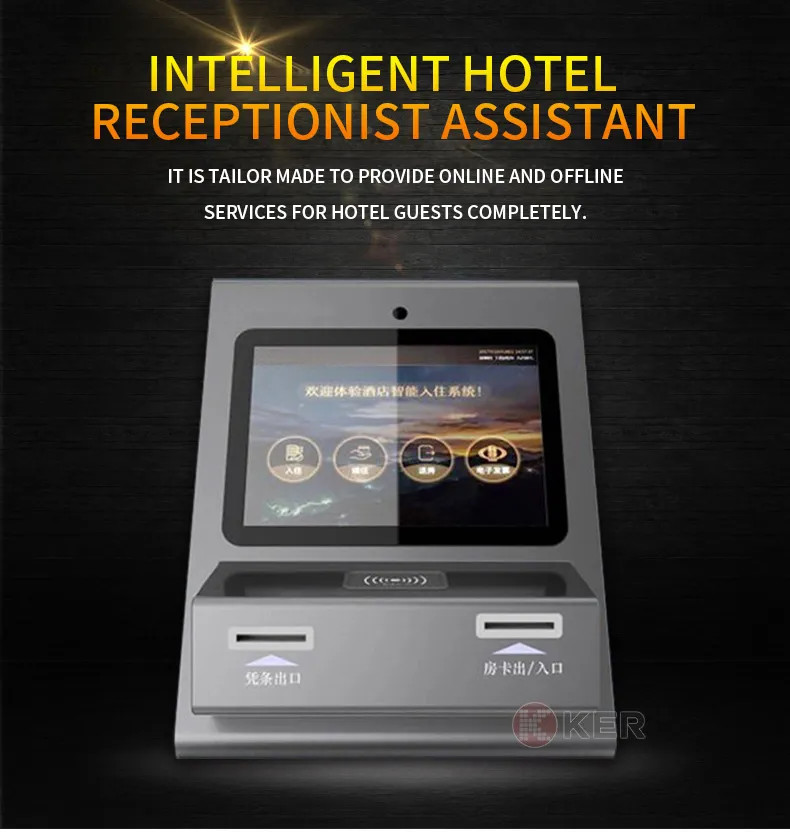 Hotel Check In Passport Scanner Kiosk Android Self Service Check In And Check Out Terminal Self Service Terminal