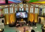 Nationstar 3.9mm Church LED Screen indoor , 4 by 3 Meters Church LED Display Die