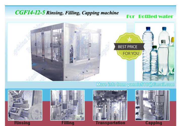Professional Water Bottle Filling Equipment Working Credible And Easy Maintenance