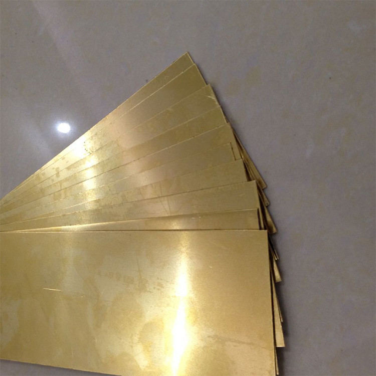 Golden Decorative Copper Sheets C2600 C2680 For Home Decoration