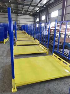 China Industrial Warehouse Steel Stacking Pallet Rack with Removable Posts Stacking Fabric Roll or Blanket Carpet Pad Racks wholesale