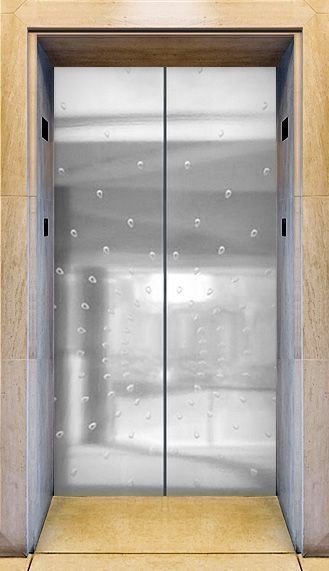 0.6mm 304 Elevator Stainless Steel Sheet Etching PVD For Lift Door Or Cabin