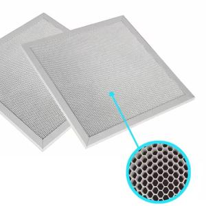 China 500x500mm Aluminum Honeycomb Filter Photocatalyst Filter Core For Smell Remover on sale