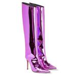 Knee High Womens Footwear Shoes Black Color Lightweight Breathable