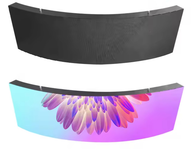 Immersive Viewing Experience with Curved Flexible LED Display
