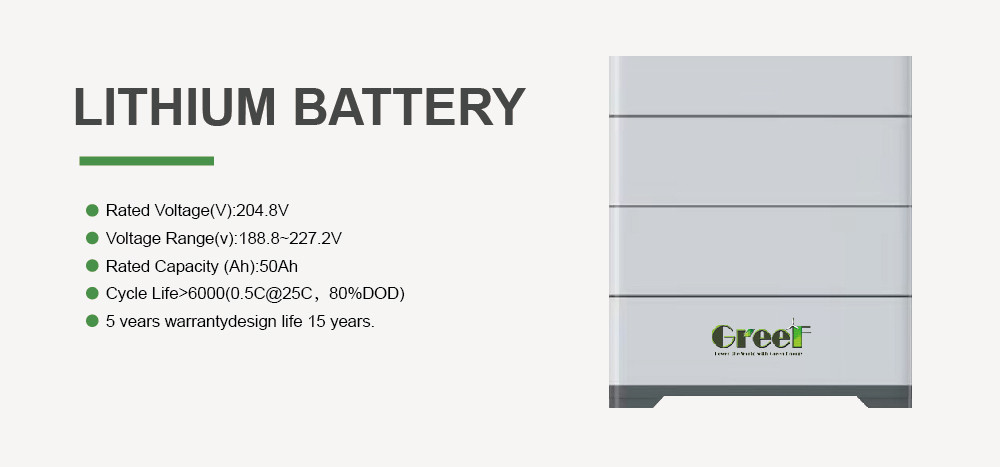 Hybrid Solar Power Generator System High Output Mppt Inverter 5kw 10kw