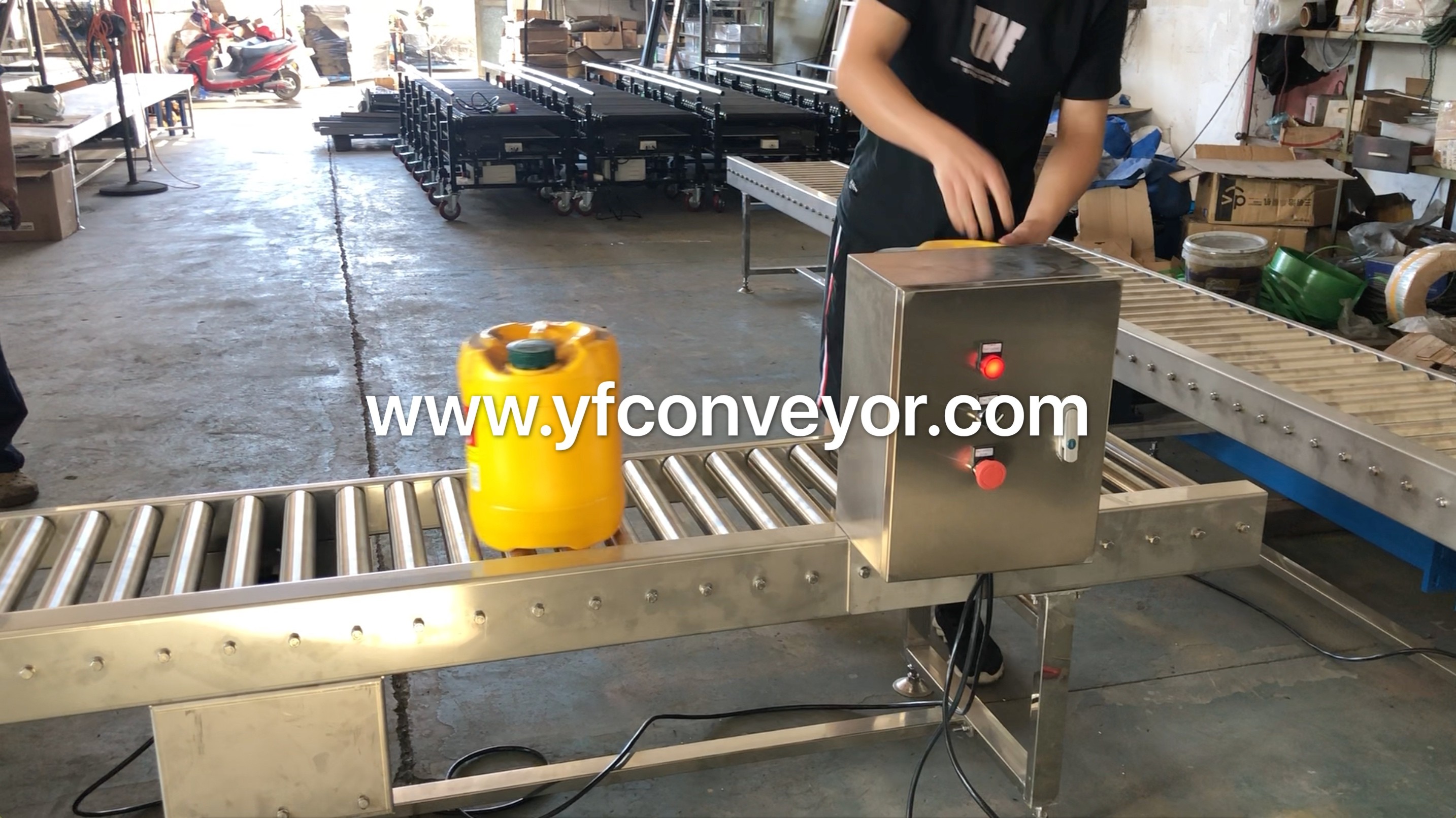 Factory Custom Powered Roller Conveyor Systems/Roller Conveying Machine