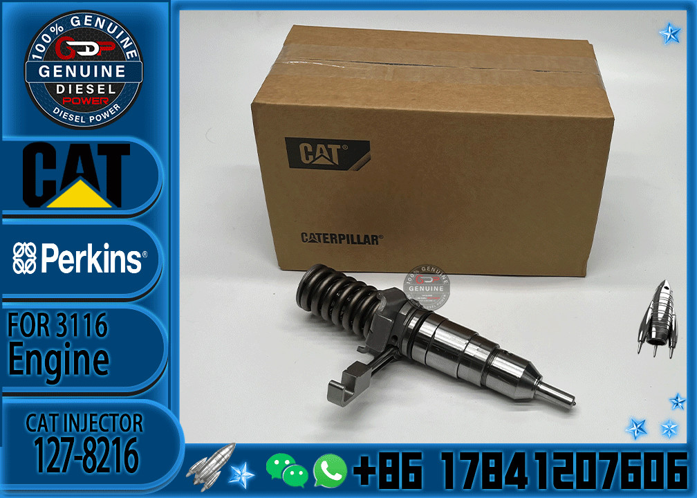 Excavator Parts 3114 3116 diesel engine parts injector assy 1278216 127-8216