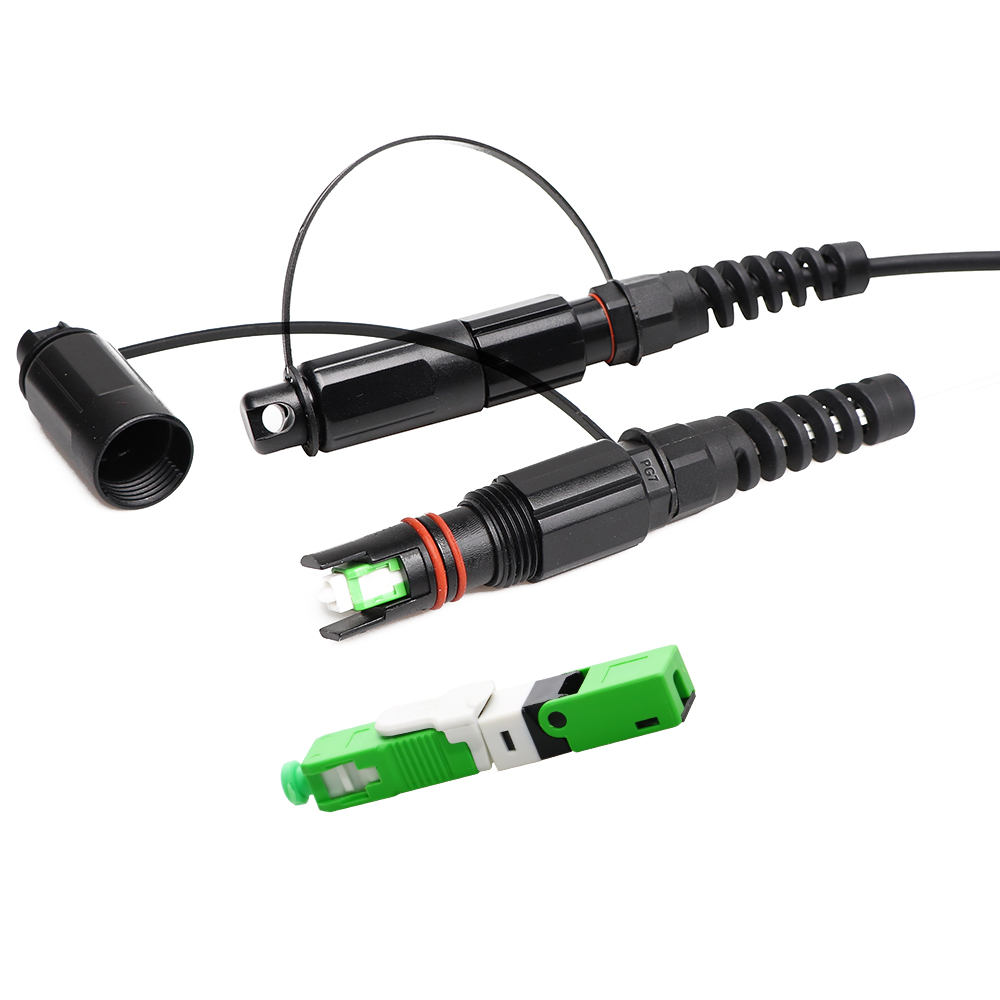 Reinforced OptiTap Outdoor Waterproof Connector For FTTX System