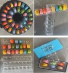 plastic macaron package 12-packing macaron tray