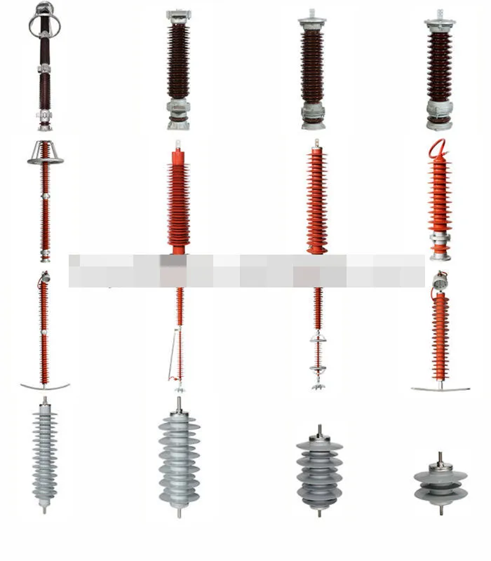 Creepage Distance 4250mm Rated Voltage 132kv 10ka Porcelain Housing Lighting Arrester