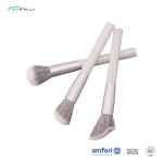 10pcs Angular Natural Hair Makeup Brush For Girls