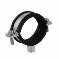 Steel/Aluminum/Brass/Copper/Iron/Carbon steel Heavy Duty Rubber Coated Clamps for Pipes