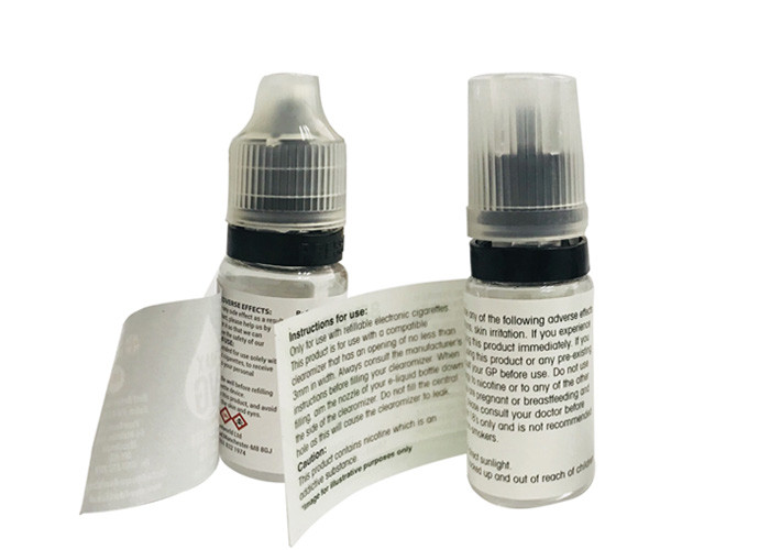 Anti - Counterfeit Double Layer Labels , Custom Adhesive Stickers White Color