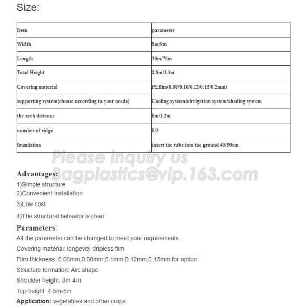 4 Shelves Biodegradable Garden Bags Reinforced Cover Green Houses Agriculture Farm