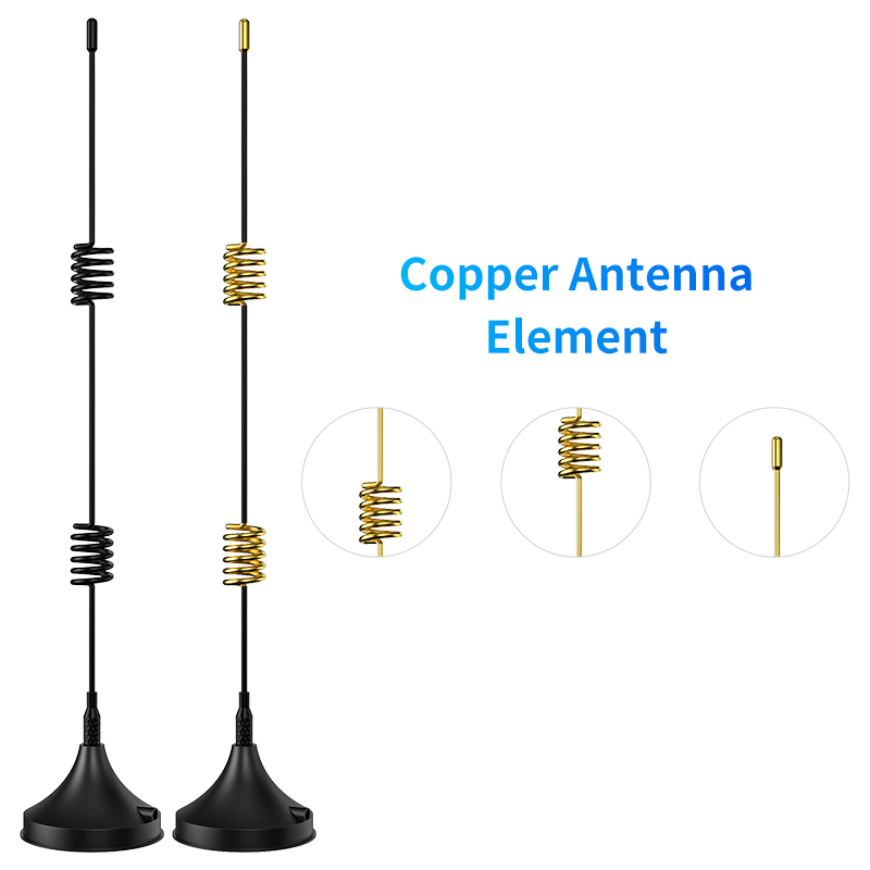 50 Ohm Input Impendence Magnetic Base 433Mhz Suction Antenna for Ham Radio V.S.W.R ≤2.0