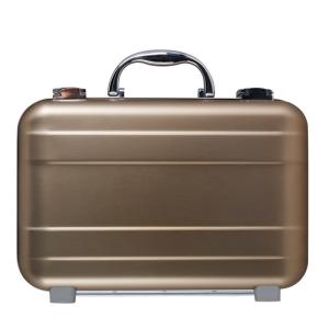 China Rose Golden Aluminium Attache Case , Portable Small Aluminum Briefcase wholesale
