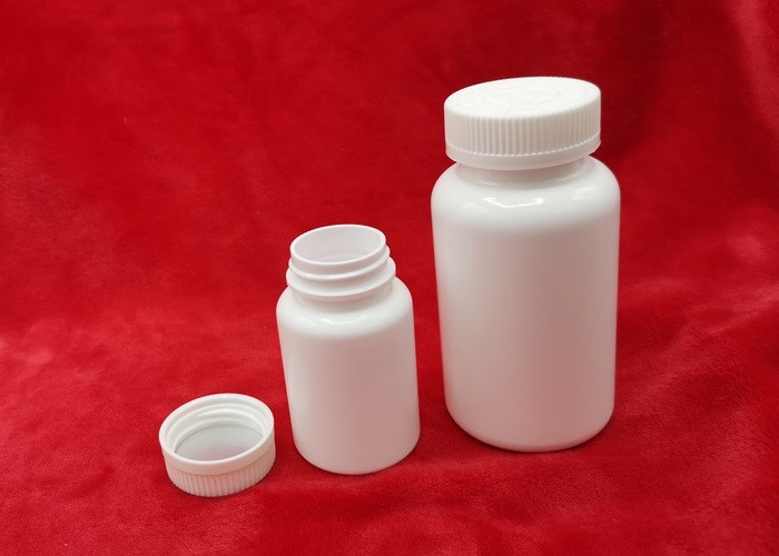 Tablet Bottle Frosted 300cc PET Empty Plastic Pharmaceutical Vitamin Capsule Bottle