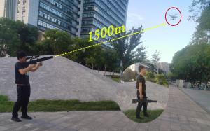 China GPS Portable Drone Jammer With 1.5km Jamming Distance wholesale