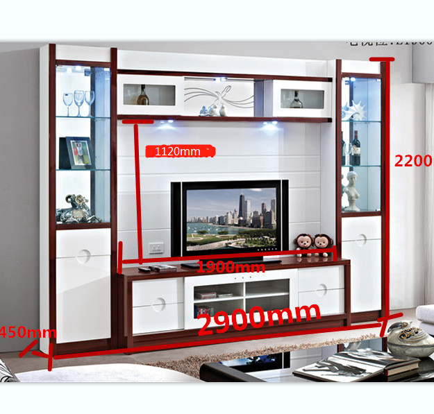 Living Room Armoire Antique Furniture MDF Panel Ashley TV Cabinet