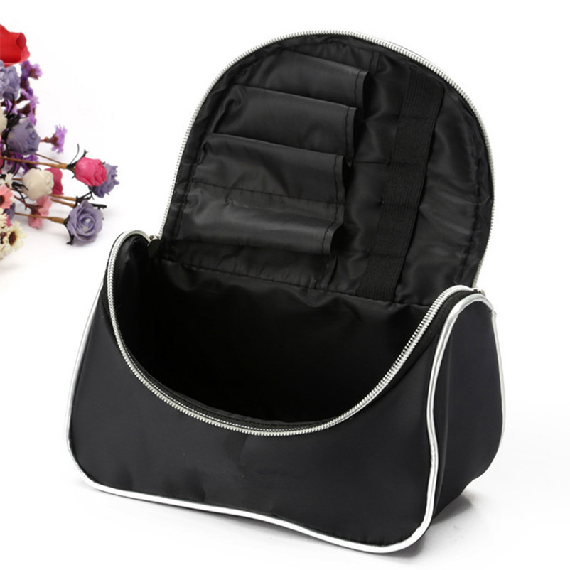 Large Capacity Zipper Closure Travel Cosmetic Organizer