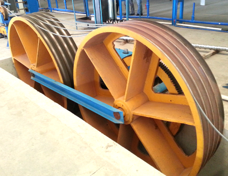 Wire Cable Rigid Frame Stranding Machine , 150RPM Power Cable Making Machine