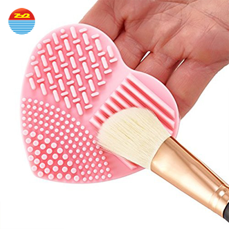 Household Items Dish Wash Scrubber , Heart Shaped Dish Cleaning Brush