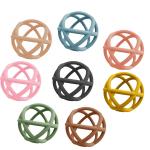 Super Fire Food Grade Baby Teething Silicone Ball Toy Silicone Soft Rubber Ball