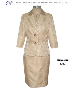 China pictures of a-line skirt lady suit wholesale