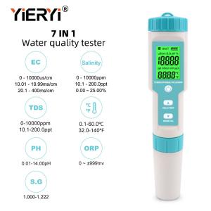 China Aquarium Swimming Pool ORP Salinity Digital PH Meter wholesale