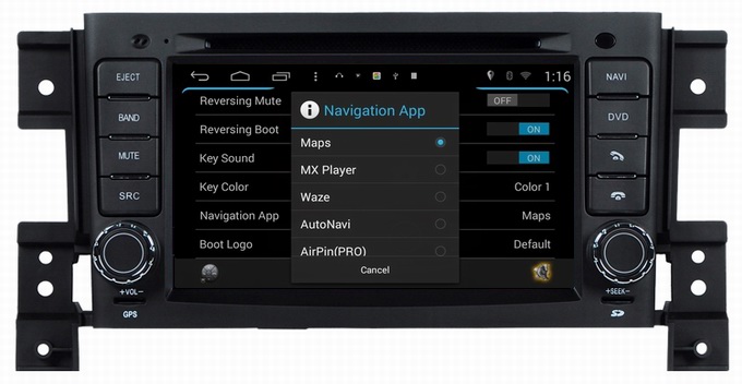 Ouchuangbo S160 platform Suzuki Grand Vitara 2005-2011 audio gps radio support 1080P 4 cor