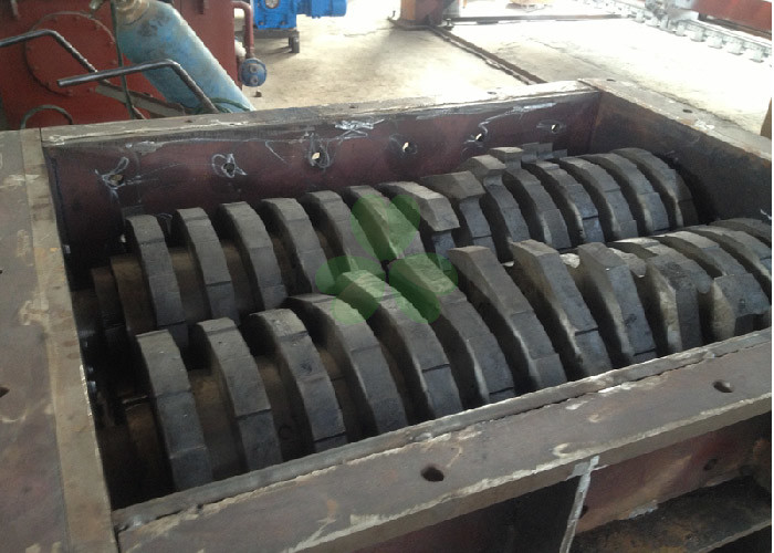Durable Pvc Pipe Shredder Machine , Plastic Waste Shredding Machine Optional Color