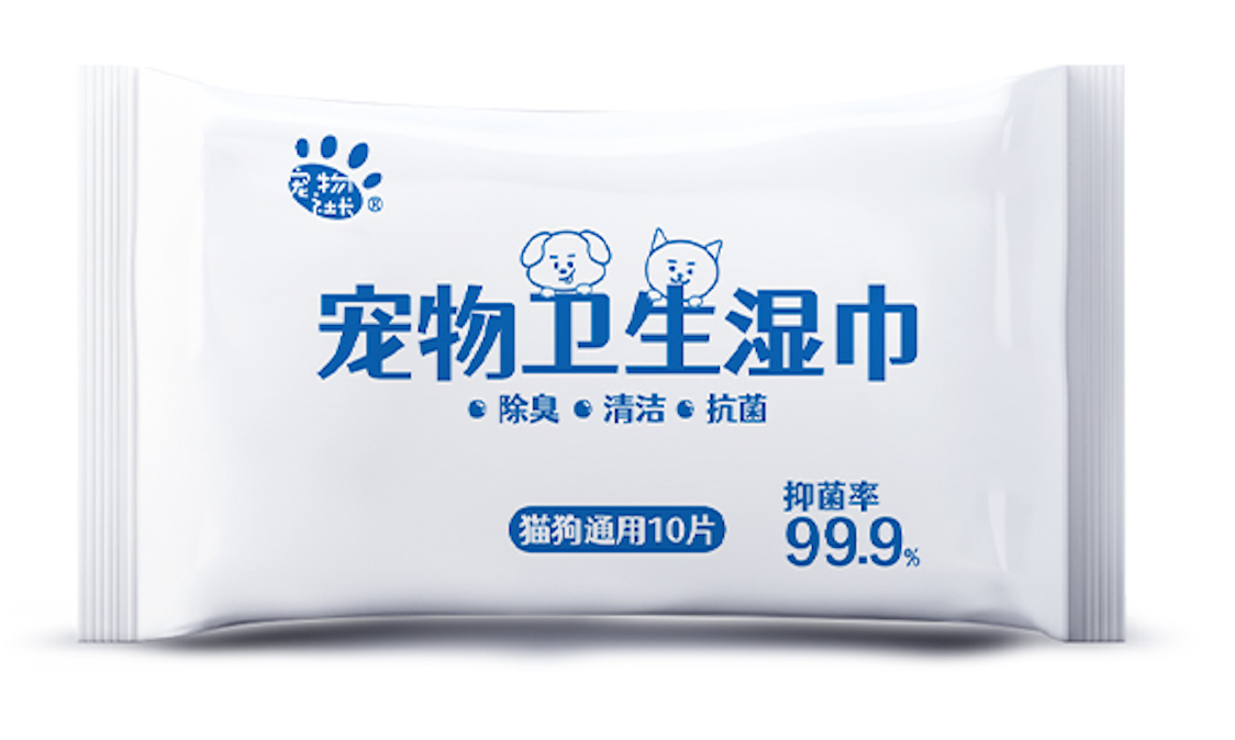 China Antibacterial Animal Pet Supplies Hygiene Dog Friendly Wet Wipes OEM wholesale